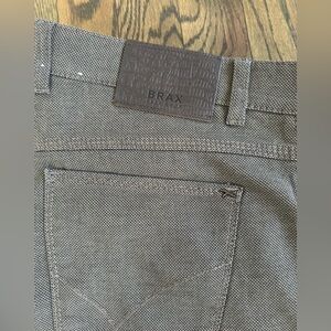 Brax Gray with slight brown undertone men’s  Textured Pants